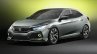 Honda Civic Hatchback Prototype concept front three quarters leaked image