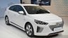 Hyundai Ioniq Electric front three quarters at Geneva Motor Show 2016