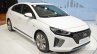 Hyundai Ioniq Hybrid front three quarters at the 2016 Geneva Motor Show