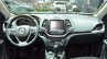 Jeep Cherokee Overland dashboard at the 2016 Geneva Motor Show