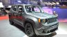 Jeep Renegade Dawn of Justice Special Edition front three quarter at the Geneva Motor Show Live