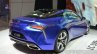 Lexus LC 500h rear quarter unveiled at the 2016 Geneva Motor Show Live