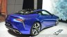 Lexus LC 500h unveiled rear three quarter at the 2016 Geneva Motor Show Live