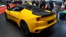 Lotus Evora Sport 410 rear three quarter at the 2016 Geneva Motor Show Live