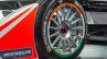 Mahindra Formula E race car alloy wheel at Auto Expo 2016