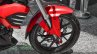 Mahindra Mojo accessories fork sliders at Auto Expo 2016