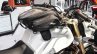 Mahindra Mojo accessories magnetic tank bag at Auto Expo 2016