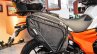 Mahindra Mojo accessories saddle bags at Auto Expo 2016