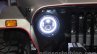 Mahindra Thar custom LED headlamp at Auto Expo 2016