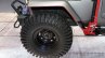 Mahindra Thar custom tyre at Auto Expo 2016