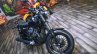 Moto Guzzi V9 Bobber fork at Auto Expo 2016