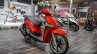 Piaggio Liberty IGET 125 ABS front quarter at Auto Expo 2016