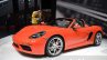 Porsche 718 Boxster S front three quarter at the Geneva Motor Show Live