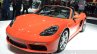 Porsche 718 Boxster S headlamp, bumper at the Geneva Motor Show Live