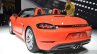 Porsche 718 Boxster S rear quarter at the Geneva Motor Show Live