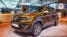 Renault Kwid 1.0 front quarter at the Auto Expo 2016