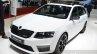 Skoda Octavia RS 4X4 front three quarter at the 2016 Geneva Motor Show Live