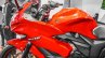 Suzuki Gixxer SF Candy Antares Red fairing at Auto Expo 2016