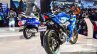 Suzuki Gixxer SF-Fi with rear disc brake rear three quarter main at Auto Expo 2016