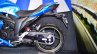 Suzuki Gixxer SF-Fi with rear disc brake rear wheel profile at Auto Expo 2016