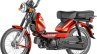 TVS XL 100 red front quarter