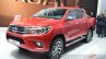 Toyota Hilux front three quarters at the 2016 Geneva Motor Show