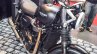 Triumph Bonneville Street Twin Matt Black front quarter at Auto Expo 2016