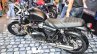 Triumph Bonneville Street Twin Matt Black rear quarter at Auto Expo 2016