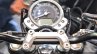 Triumph Bonneville Street Twin Red instrument cluster at Auto Expo 2016