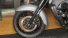 UM Renegade Commando front wheel at Auto Expo 2016