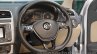 VW Ameo steering wheel detail at Auto Expo 2016