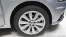 VW Ameo wheel detail at Auto Expo 2016