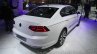 VW Passat GTE rear right three quarter at 2016 Auto Expo