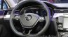 VW Passat GTE steering wheel at 2016 Auto Expo