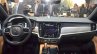 Volvo S90 dashboard at the 2016 Geneva Motor Show Live