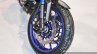 Yamaha MT-09 front tyre at Auto Expo 2016