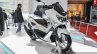 Yamaha NMax white front quarter at Auto Expo 2016