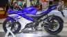 Yamaha R15 V2 Revving Blue at Auto Expo 2016