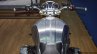 2016 BMW R nineT brushed aluminium tank rider view at 2016 BIMS