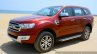 2016 Ford Endeavour 2.2 AT Titanium front three quarter Review