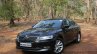 2016 Skoda Superb Laurin & Klement front three quarter toe in First Drive Review