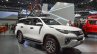 2016 Toyota Fortuner White front quarter at 2016 BIMS