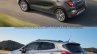 2017 Buick Encore vs. 2013 Buick Encore rear three quarters