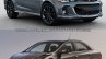 2017 Chevrolet Sonic sedan (facelift) old vs. new