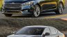 2017 Kia Cadenza vs. Kia Cadenza front three quarters