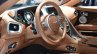 Aston Martin DB11 steering at the 2016 Geneva Motor Show Live