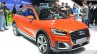 Audi Q2 headlamps, grille at the 2016 Geneva Motor Show Live