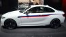 BMW M2 with M Performance Parts side at 2016 Geneva Motor Show