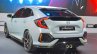 Honda Civic Hatchback Prototype rear three quarters at the 2016 Geneva Motor Show