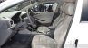 Hyundai Ioniq Hybrid front cabin at the 2016 Geneva Motor Show Live